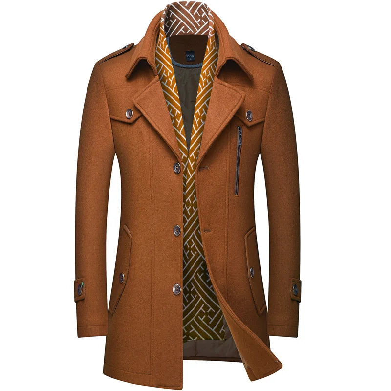 Winter Men's Woolen Coats