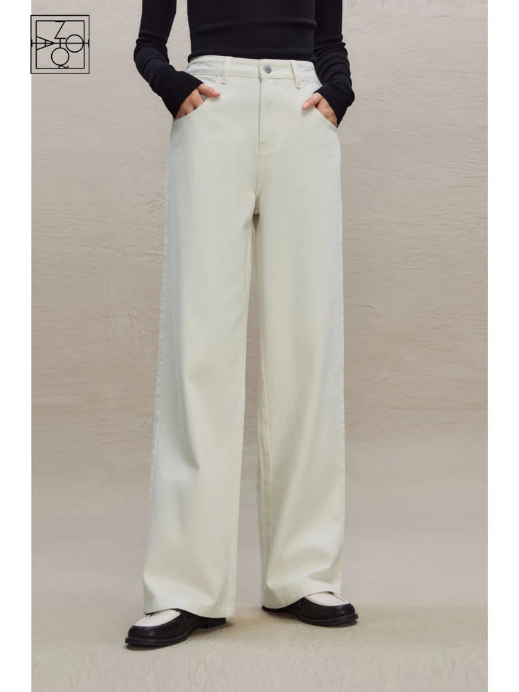 High-waisted Straight Retro Jeans for Women