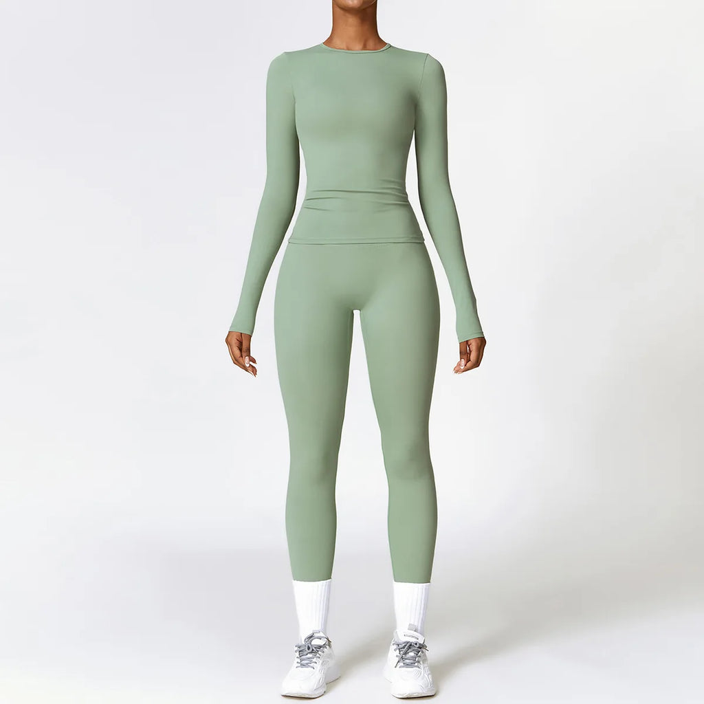2PCS Women's Seamless Yoga Set