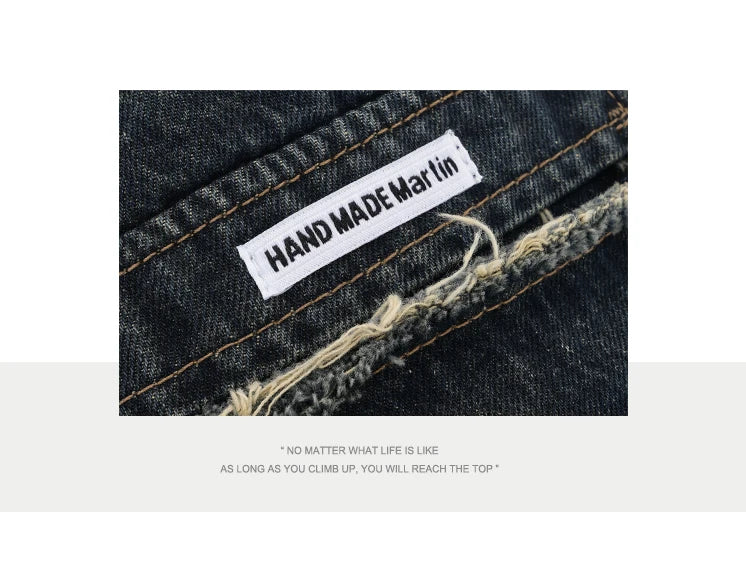 Retro Fashion Autumn Women High Waist Jeans