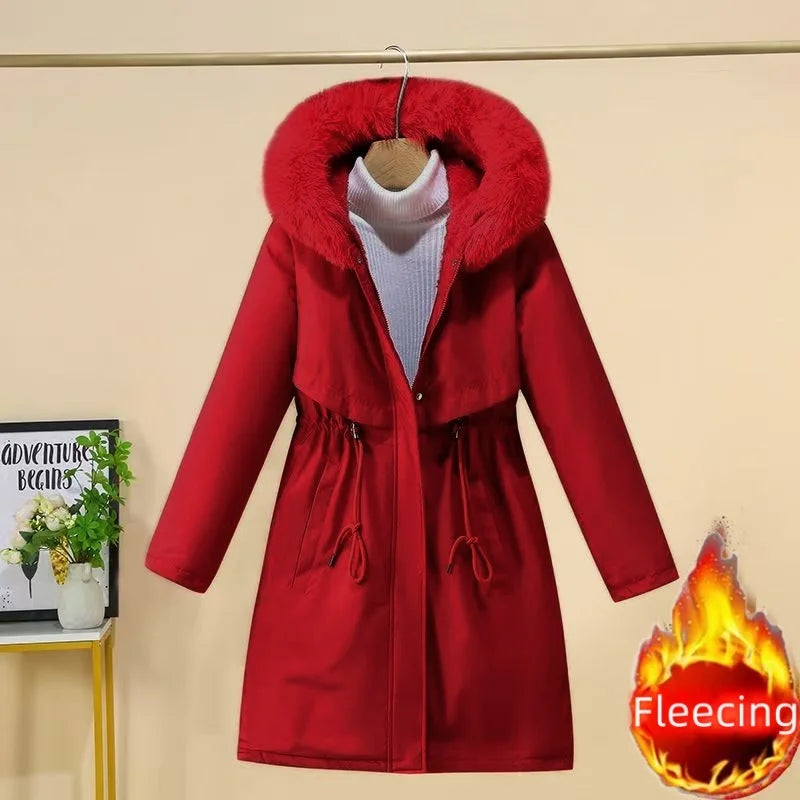 Jacket Hodded Fleece Padded Jacket
