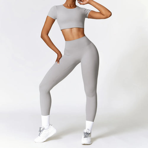 2PCS Women's Seamless Yoga Set